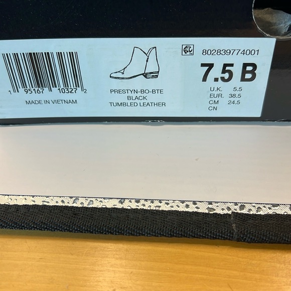 Ralph Lauren Prestyn-Bo-Bte Black Tumbled Leather size 7.5 - Picture 10 of 10